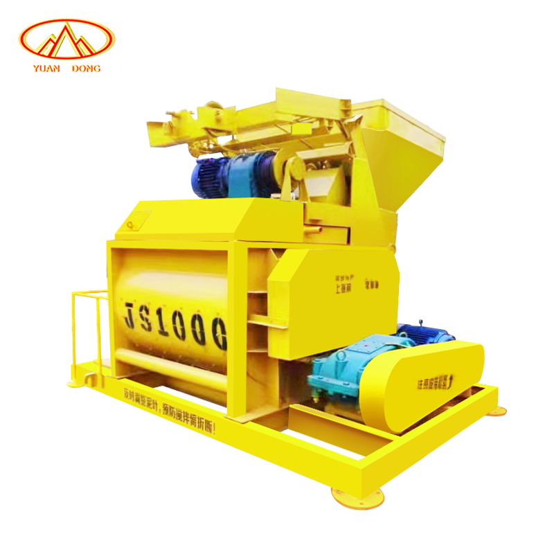 Heavy Duty Automatic JS500-JS3000 Liters Forced Concrete Mixer Machines Horizontal Double Shaft Ready-mixed Concrete Mixers
