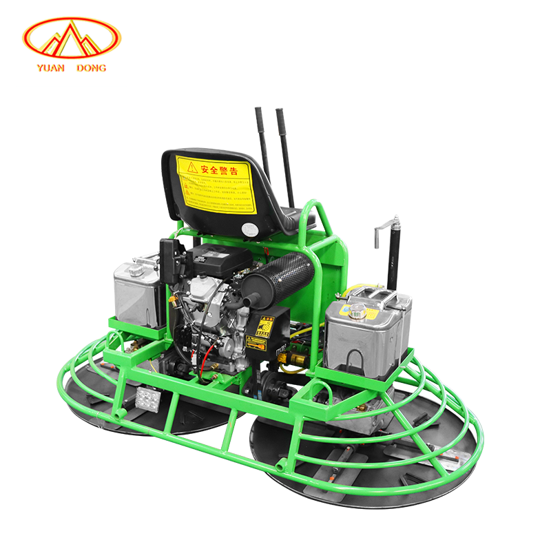 Hot Product Hydraulic Ride-on Power Trowel Concrete Finishing Machine 24HP Concrete Ride On Power Trowel Machine Gasoline Engine With Double Pan For Sale