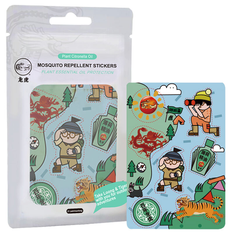 Loong & Tiger Brand Muggenwerende Stickers