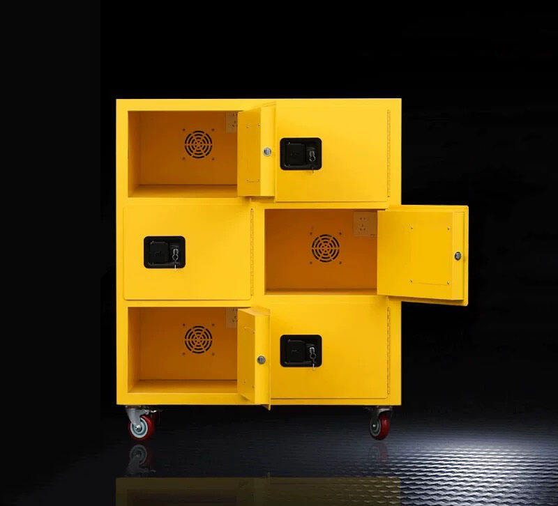 6 cell explosion-proof battery charging cabinet