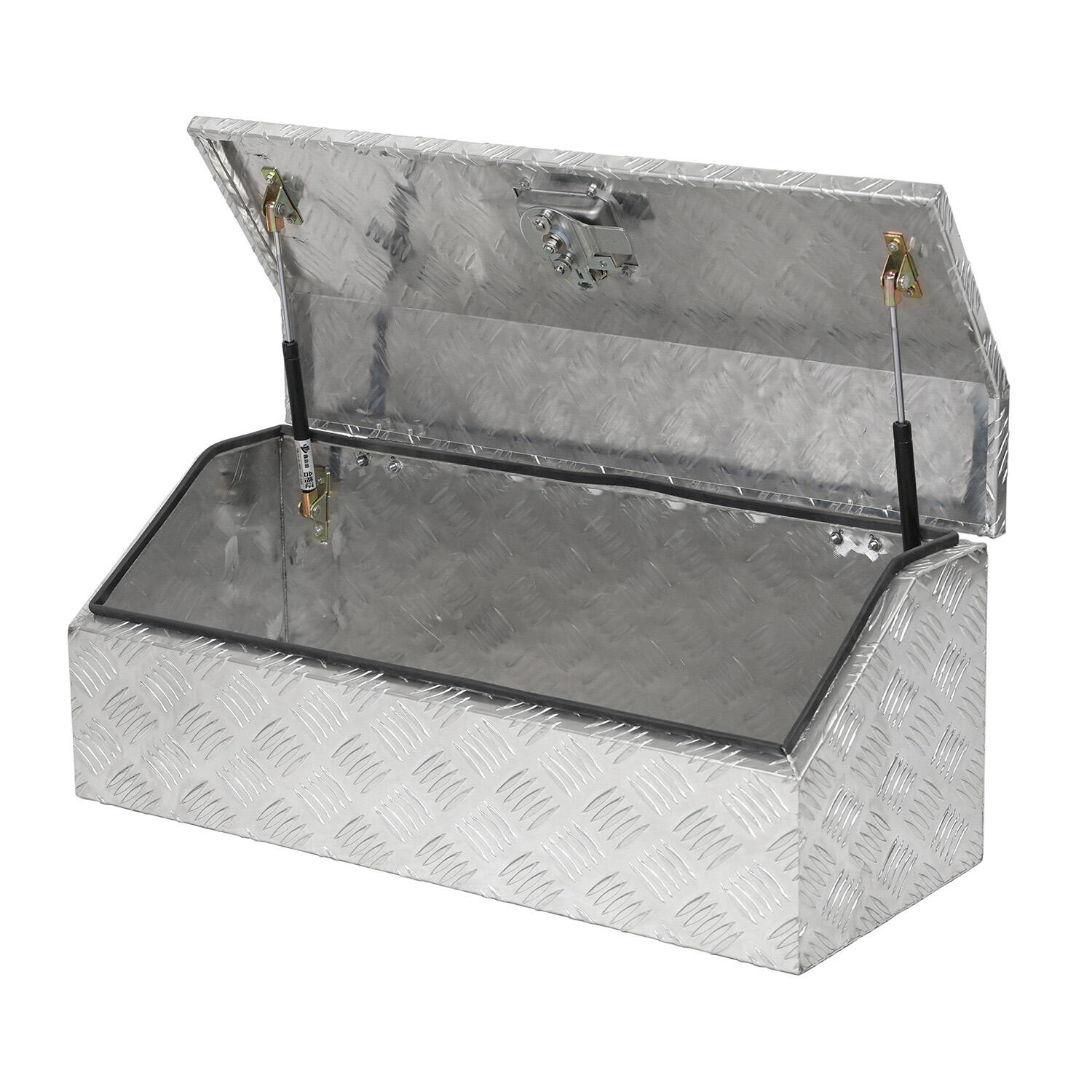 Makapal na Aluminum na Truck Bed Tool Box, Diamond Plate Tool Box na may Side Handle at Lock Keys, Storage Tool Box Chest Box Organizer para sa Pickup, Truck Bed, RV, Trailer, 30