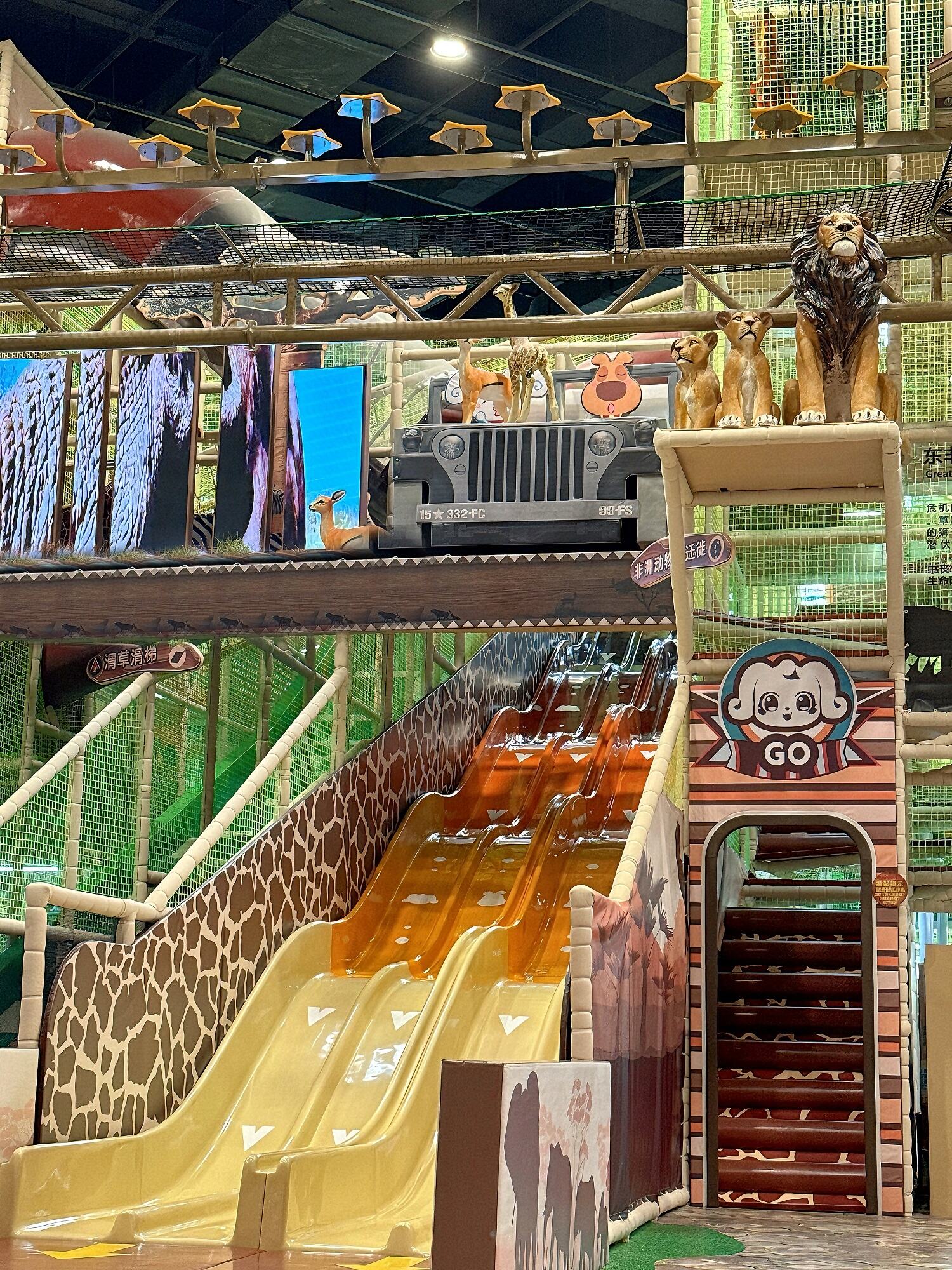 African Savannah-Themed Indoor Playground