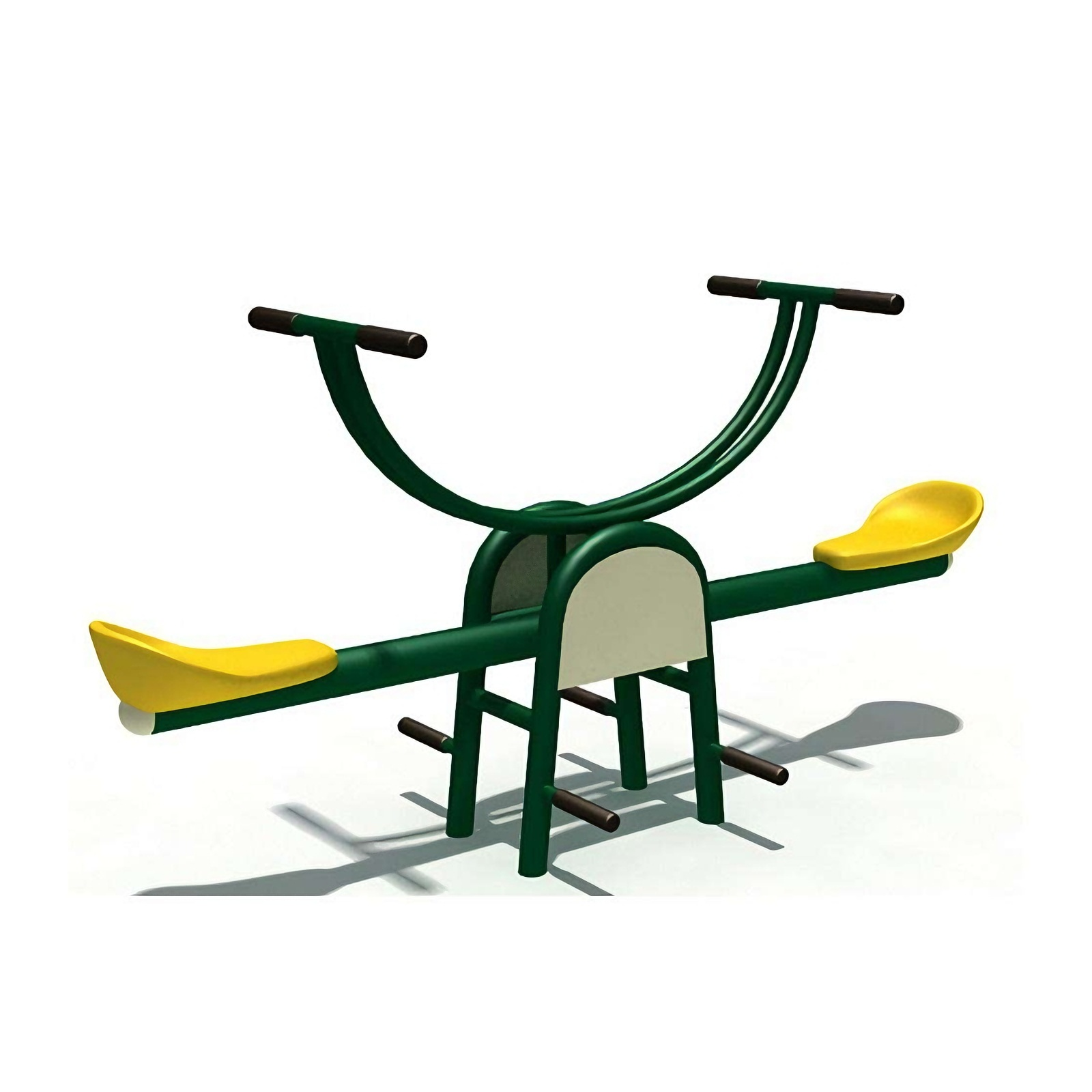 Commercial Outdoor Fitness Play Equipment Gym on the Seesaw Amusement