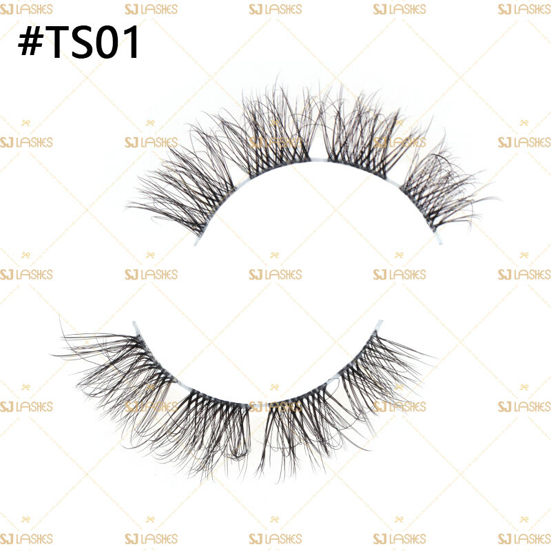 Invisible Band No-Liner 3D Silk Eyelashes #TS