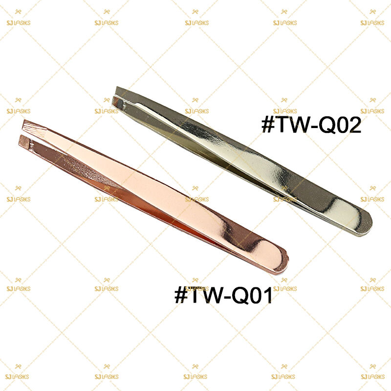 Wholesale Wide Grip Applicator Tweezer (TW-Q) | Tool para sa Kilay at Strip Lash