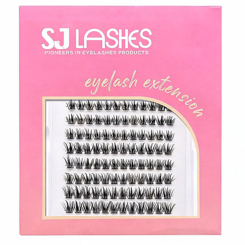 Wholesale na Custom na Segmented na Eyelash Kit na Packaging | Private Label na Multi-Row na DIY na Cluster Lash na Box na may mga Kasangkapan, OEM