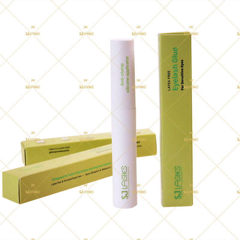 SJ LASHES Factory Wholesale Private Label Eyelash Glue 5ML Packaging Box | Custom Logo Strip Lash Adhesive Retail Case OEM