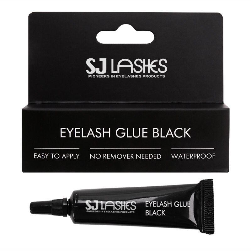 SJ LASHES Factory Wholesale Private Label Eyelash Glue 7G Black Tube with Handle Box | Custom Logo Adhesive Packaging OEM