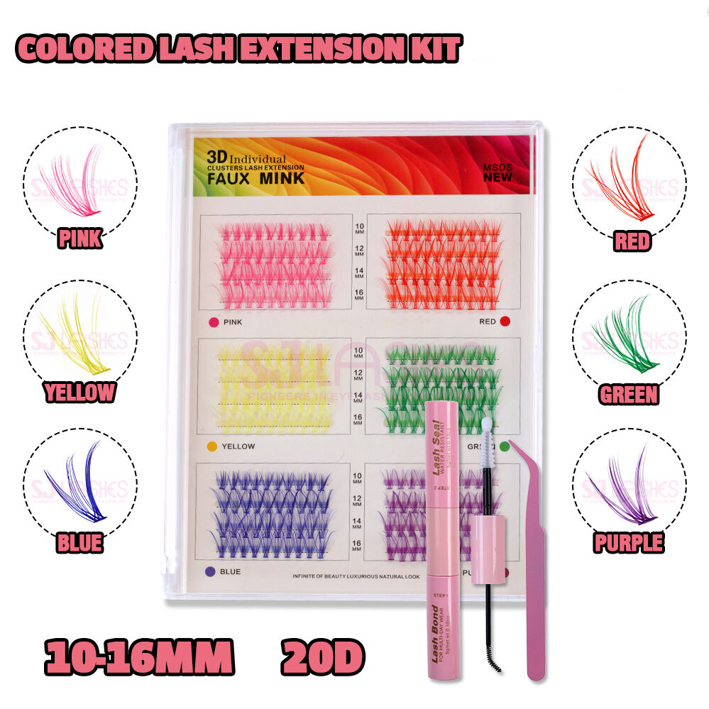 Hindi maikakailang Kalidad at Pag-aayos ayon sa Kagustuhan sa Buong Set ng Cluster Lashes