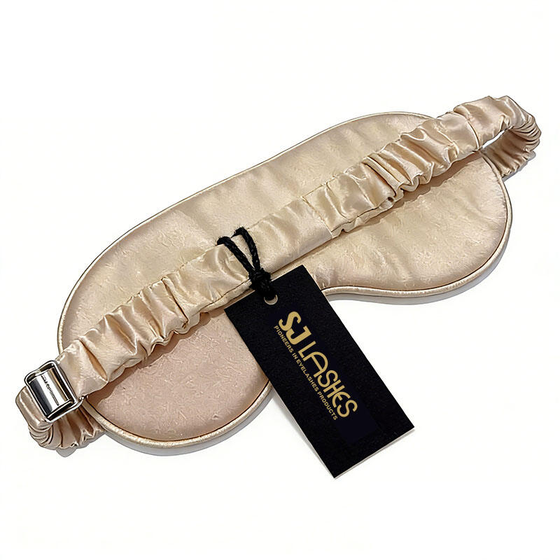 SJ LASHES Factory Wholesale Premium Custom Sleep Eye Mask Hang Tag & Care Label | Private Label Clothing Tag & Silk Washing Label OEM/ODM
