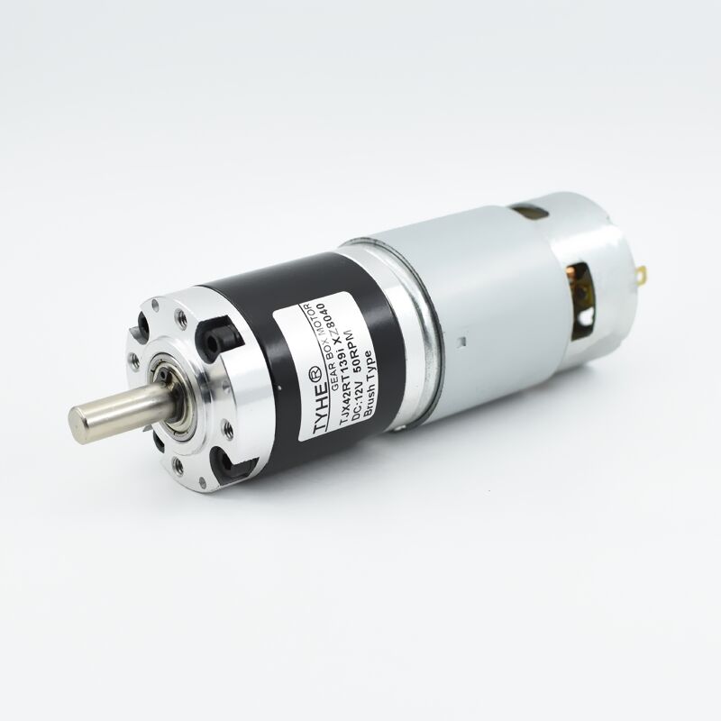 42mm Large Torque Gearmotor 12V/24V DC Planetary Metal Geared Motor with 100kg Load Capacity 25nm Gear Ratio 30 Watt Power