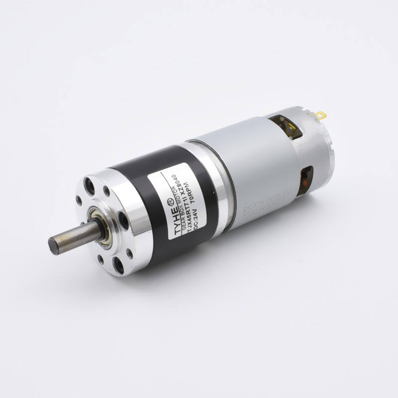 45GX-775 TYHE 12v 24v 20w 40w 60w 30 rpm 100kg high torque brushed micro dc planetary gear reduction motor ce rohs