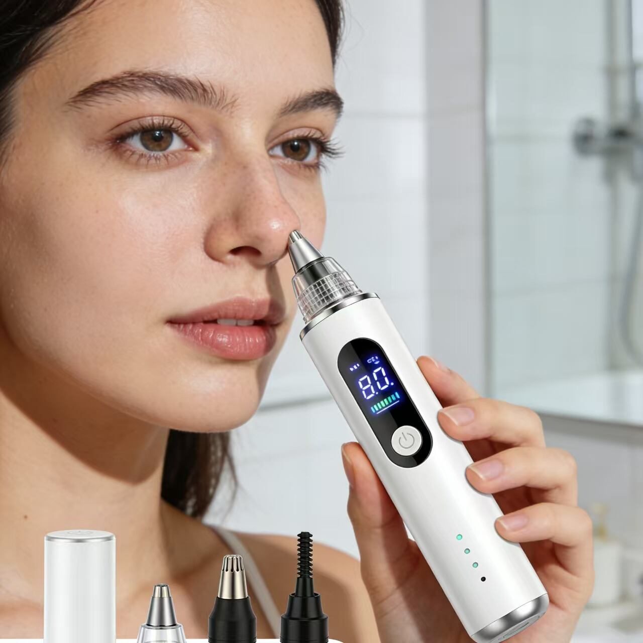 RF370 Gelykstroom-geer motor vir swartkopverwyders: Mikro-kragkern, diep reiniging van porieë met sagte suigkrag