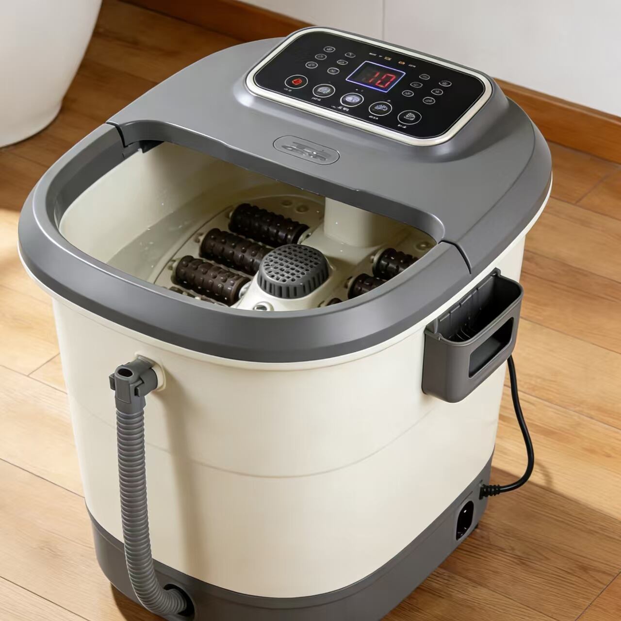 RS385 Gelykstroom-afstomotor vir slim voetbadte: Kompakte kragkern wat spa-vlak voetversorging met stabiele presisie aandryf