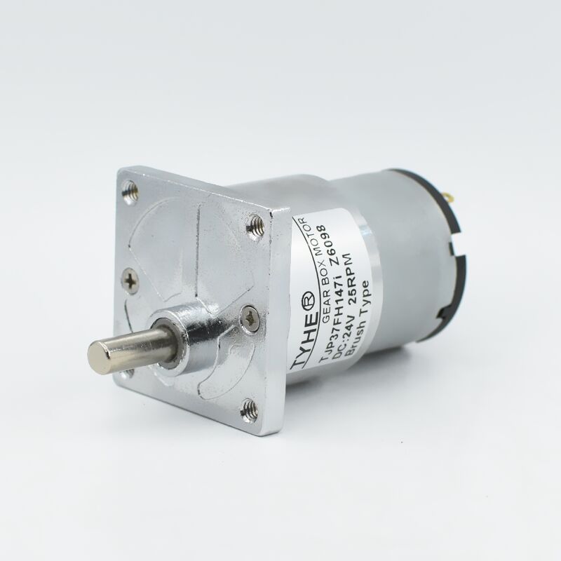 TYHE long life 37mm 3 volt 6 v 12v 24v gear motor 15 rpm 3 watts 15kgcm PMDC dc reduction gear motor