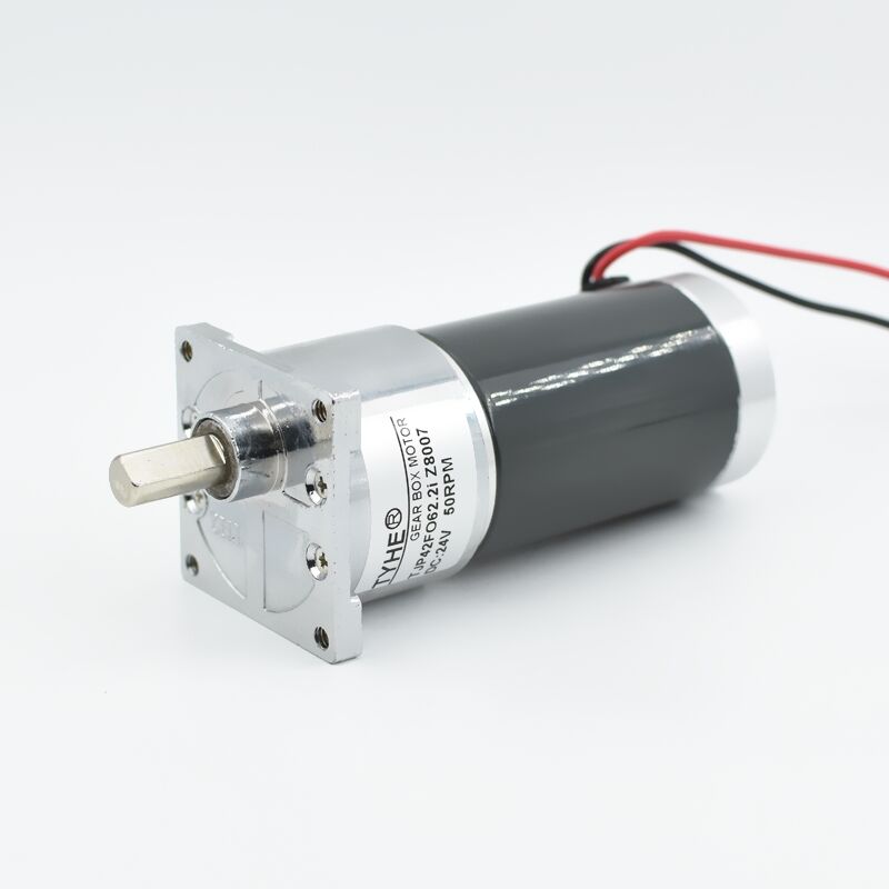 High-Torque 42mm Gearbox 24V 5nm 45kgcm 25W 30W Adjustable Speed 150RPM 20RPM Brushed DC Gear Motor