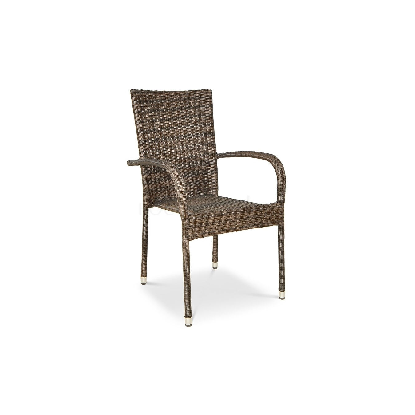 Steel Rattan Armrest Chair