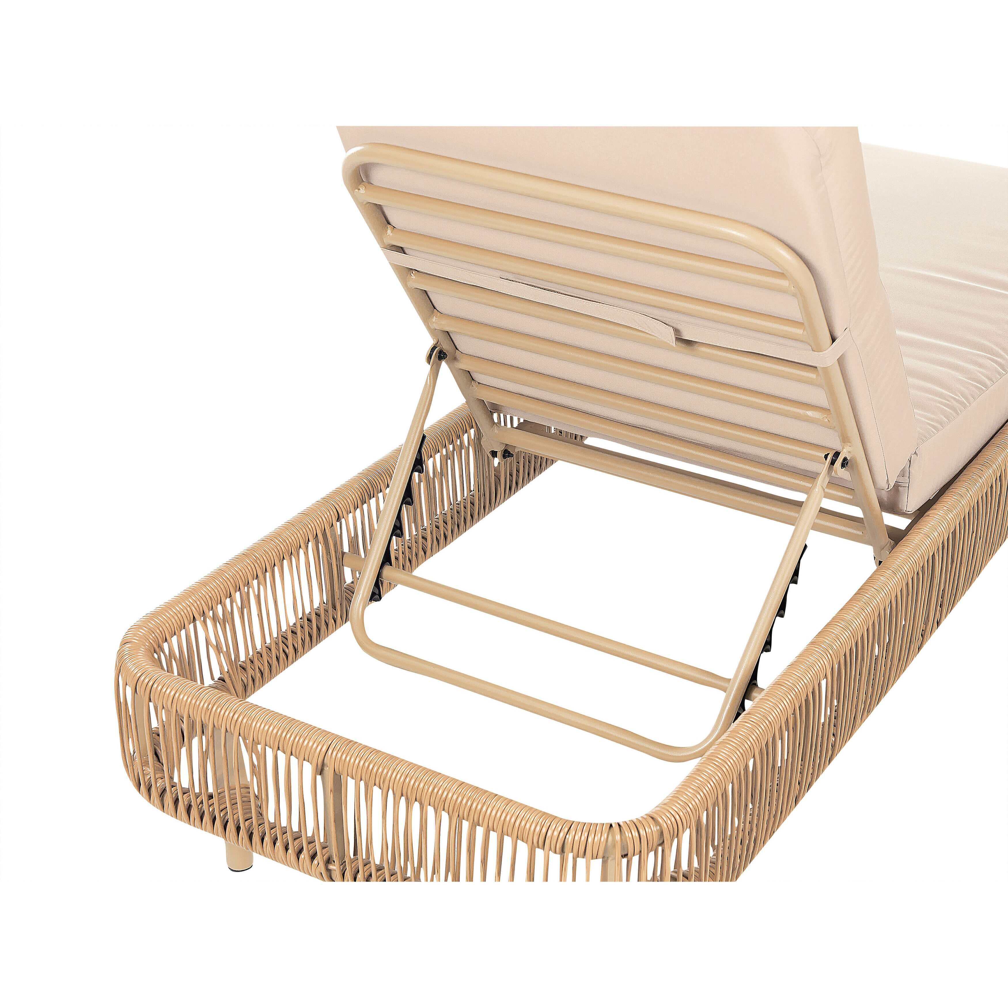 Rattan Sun Lounger
