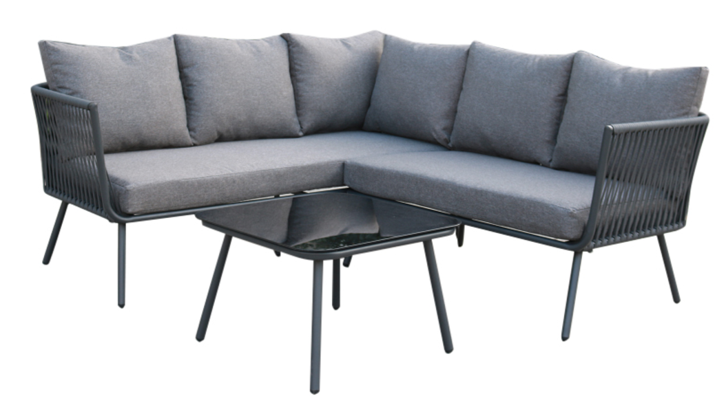 أثاث حبل فاخر للتراس لحياة خارجية فاخرة