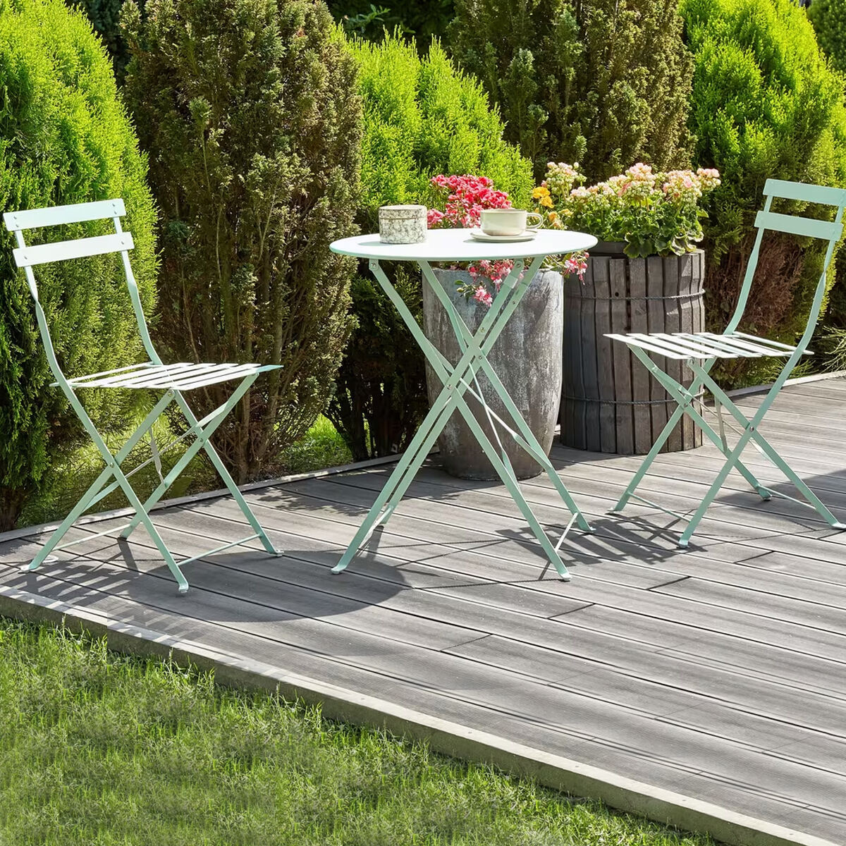Steel Bistro Set