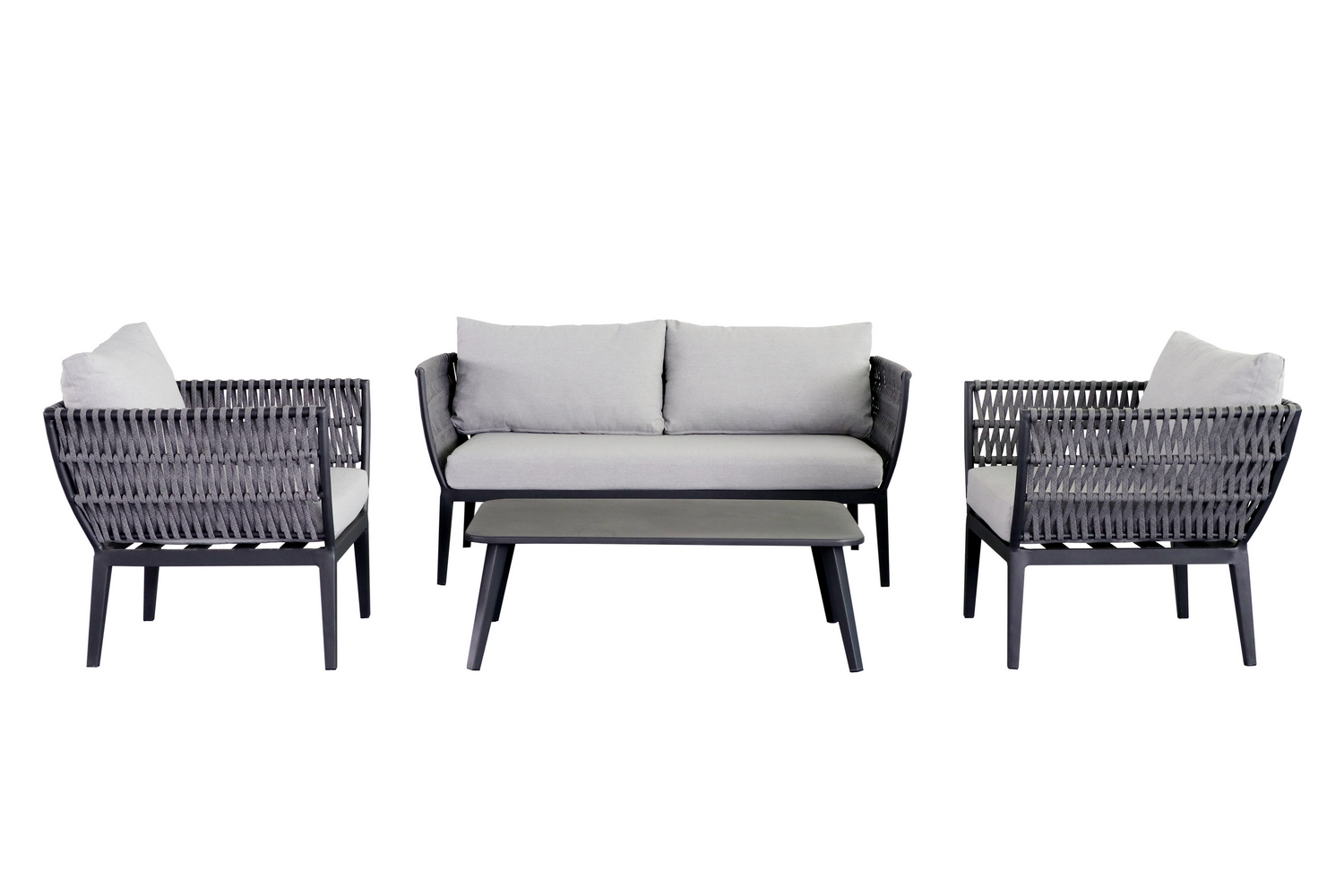 Descubra nuestro conjunto premium de muebles de cuerda para exteriores para una vida al aire libre de lujo