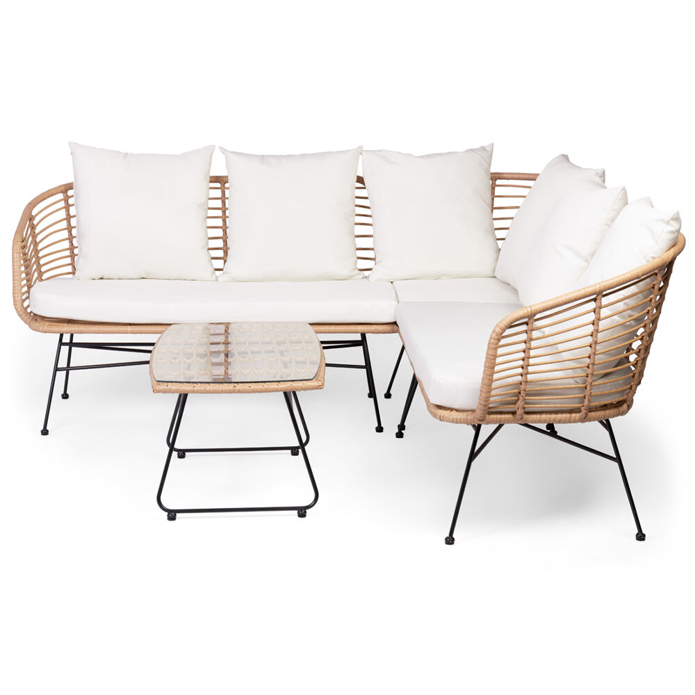 Rattan Corner Sofa Set