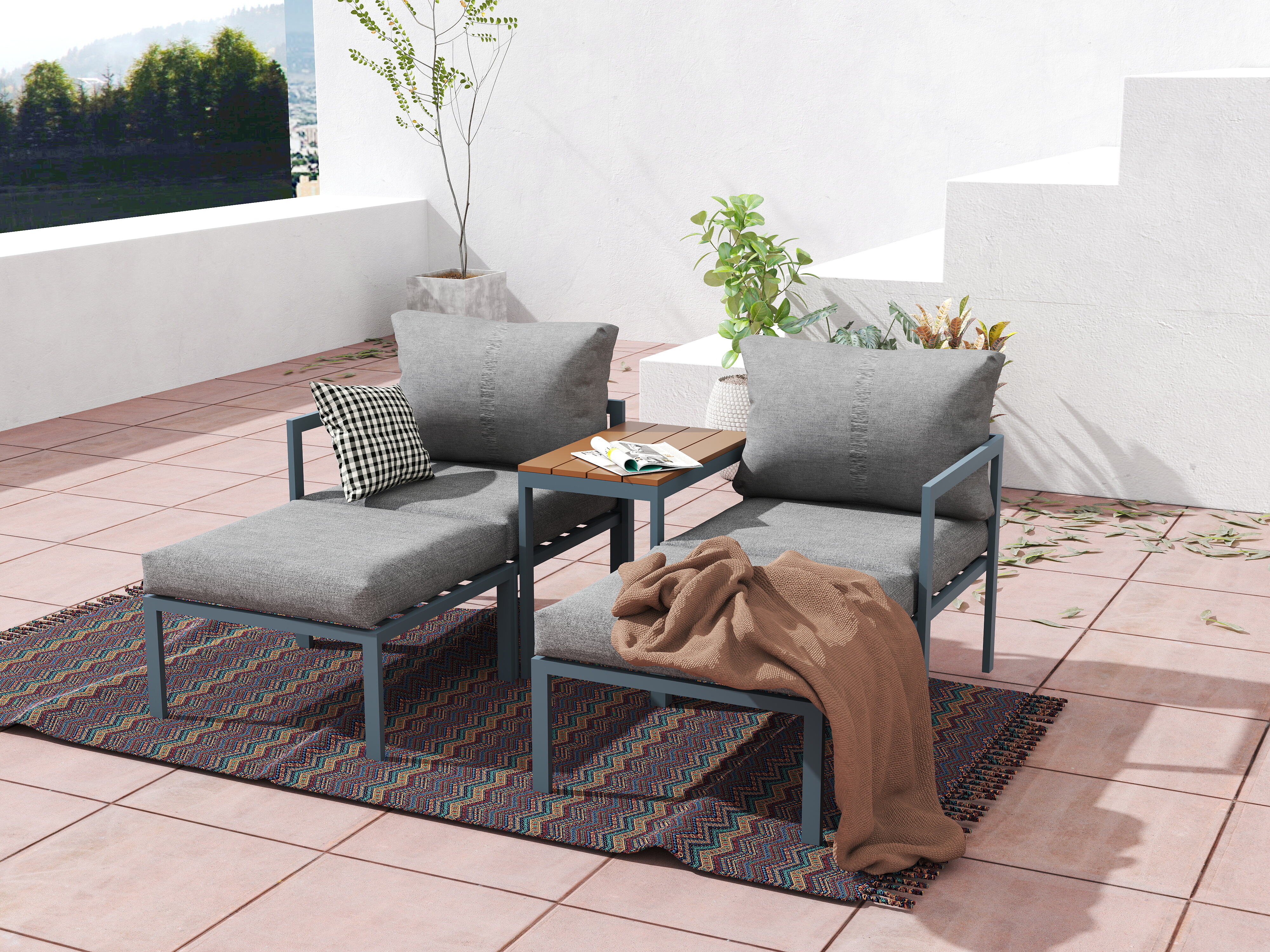 garden hanging chairs-1