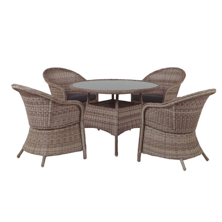 Wicker Dining Set of 5