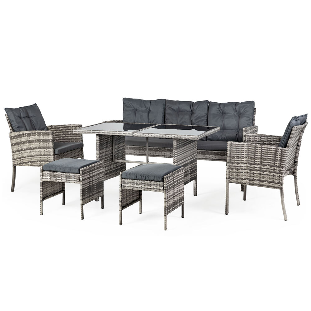 Rattan Sofa Set 6pcs