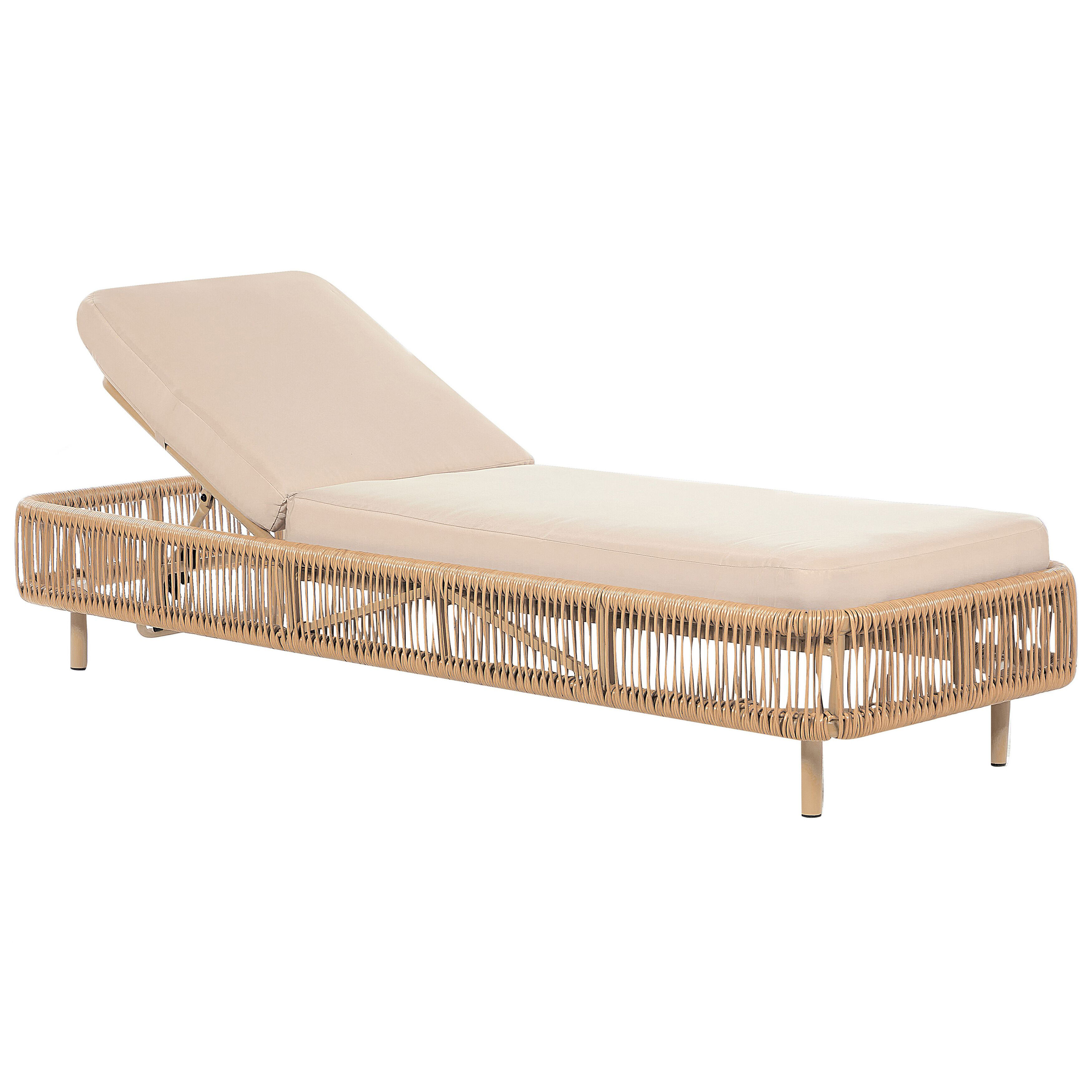 Rattan Sun Lounger