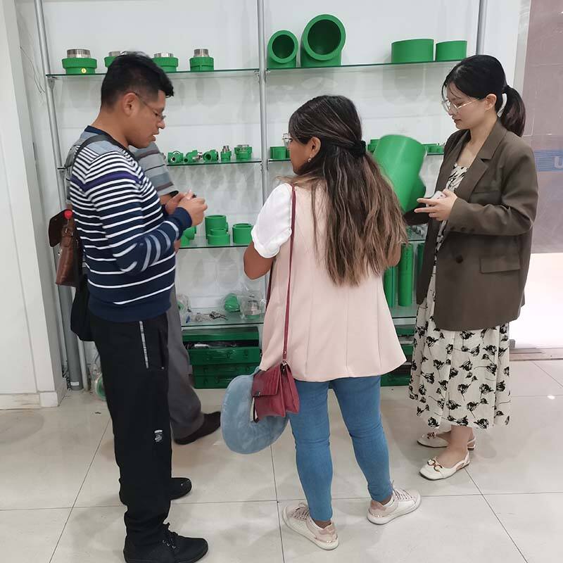 Bolivian Customers Visit Us To Enjoy The Excellent Quality Of PPR Products