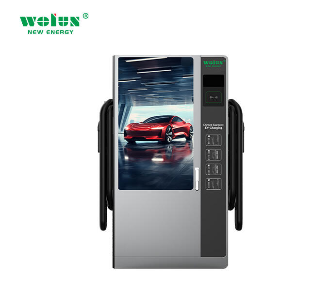 AD screen DC electric vehicle charging station 60kW to 360kW