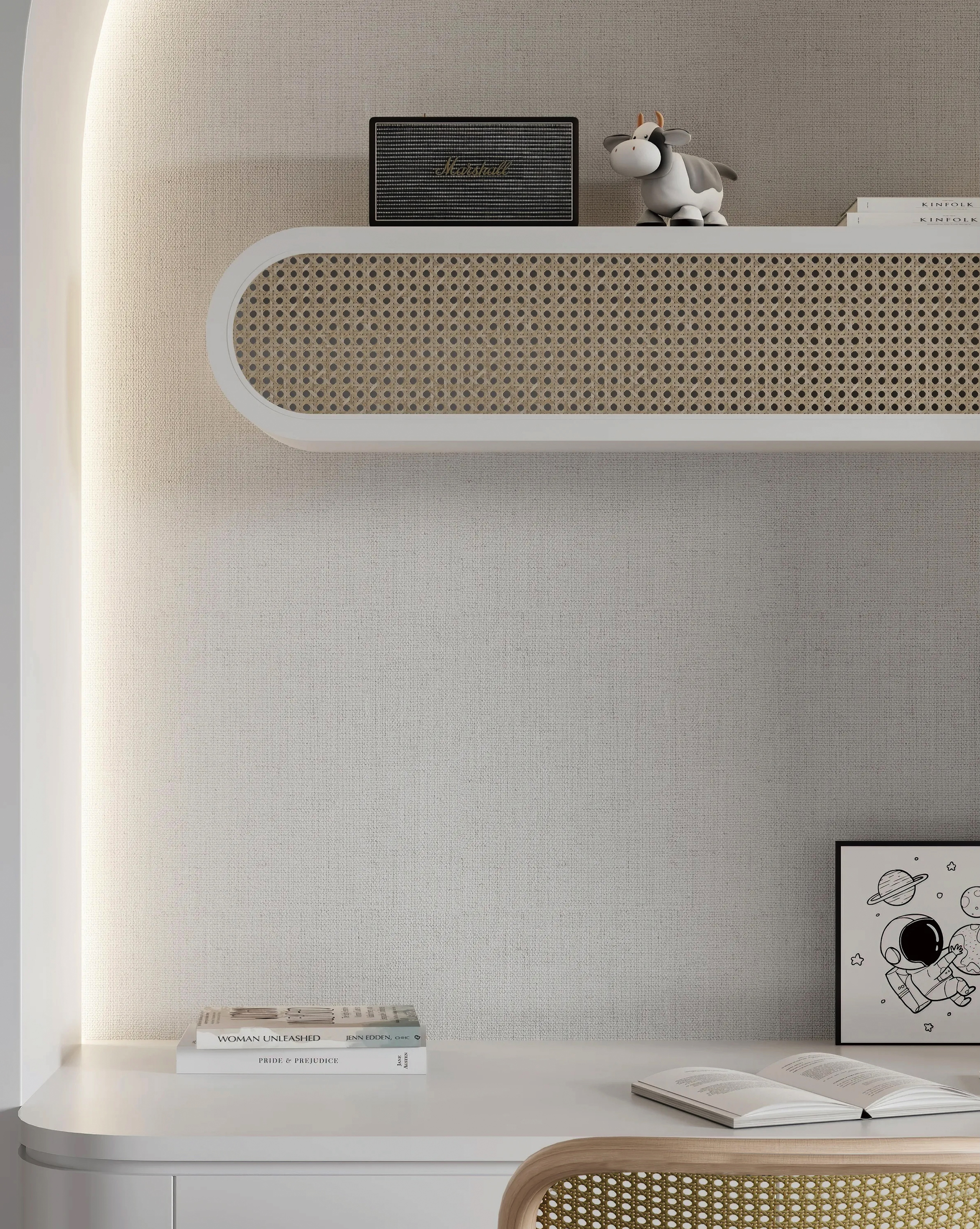 VWC6-039 - 047 LINEN GRID - วอลเปเปอร์