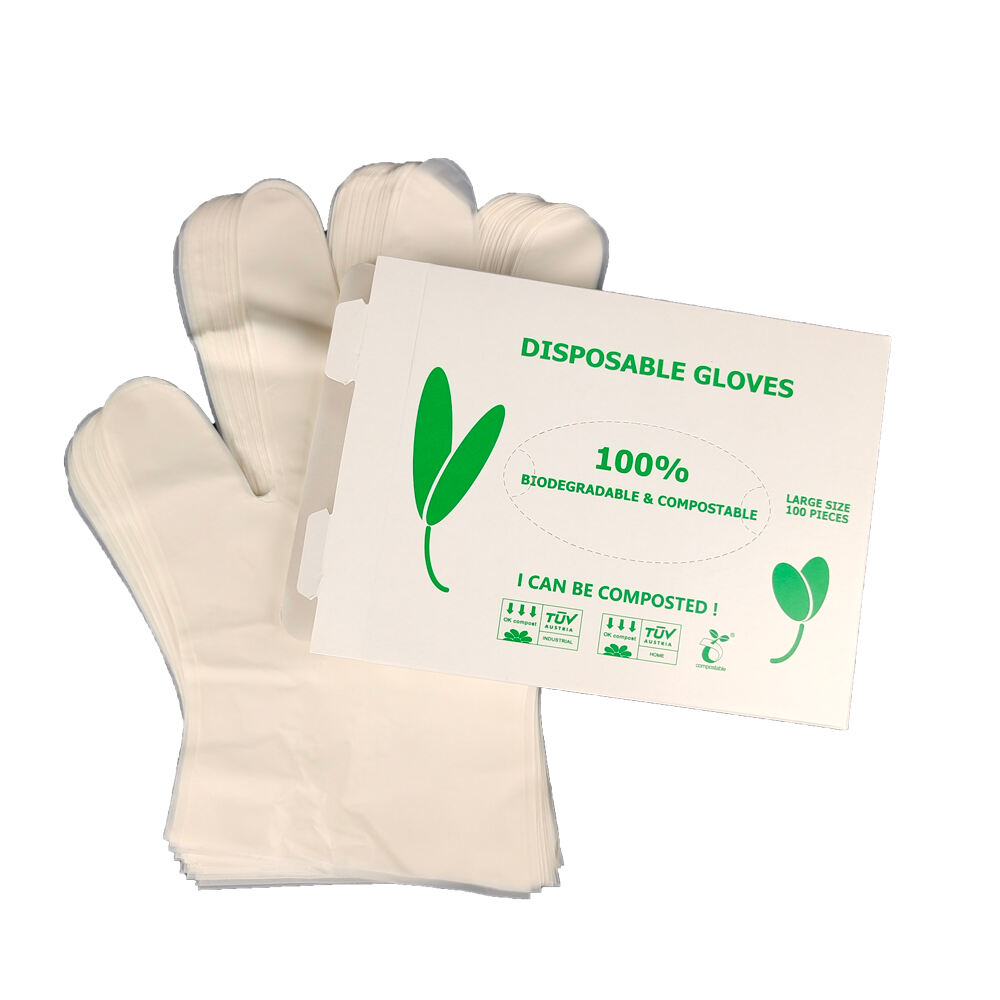 Kompostierbare Küchenhandschuhe, biologisch abbaubar & kompostierbar aus PLA PBAT Maisstärke Material