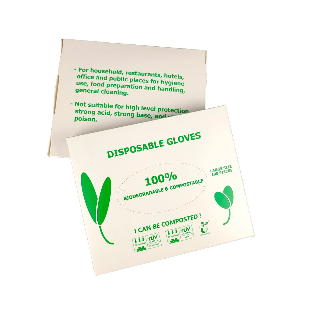 Kompostierbare Plastikhandschuhe Biologisch abbaubar & kompostierbar aus PLA PBAT Maisstärke Material