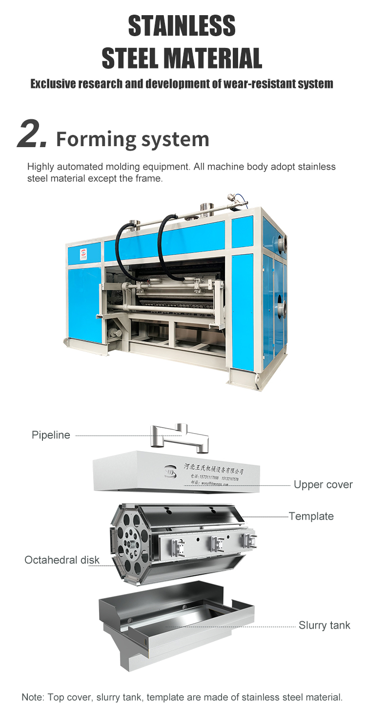 full automatic egg tray making machine 118-59