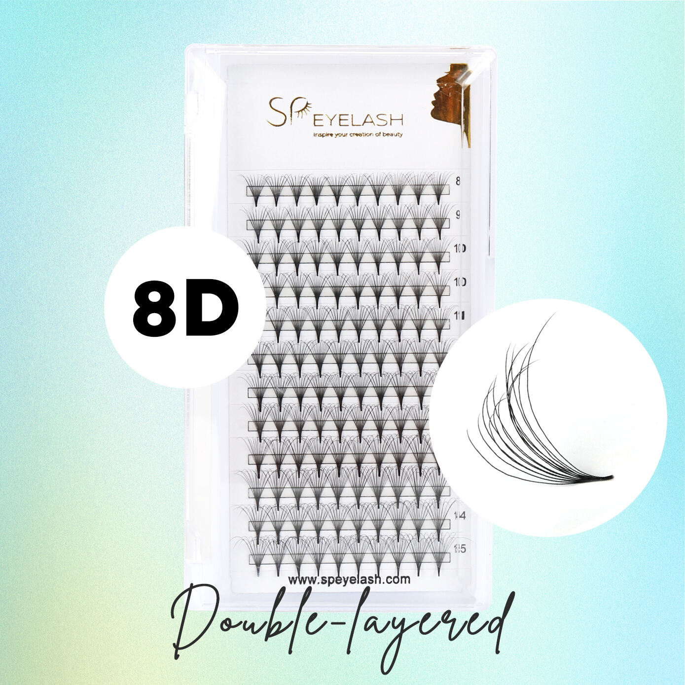 Double Layer Camellia Promade 8D  