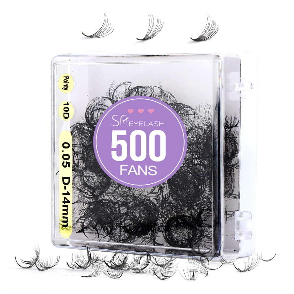 10D 500 Fan Lashes