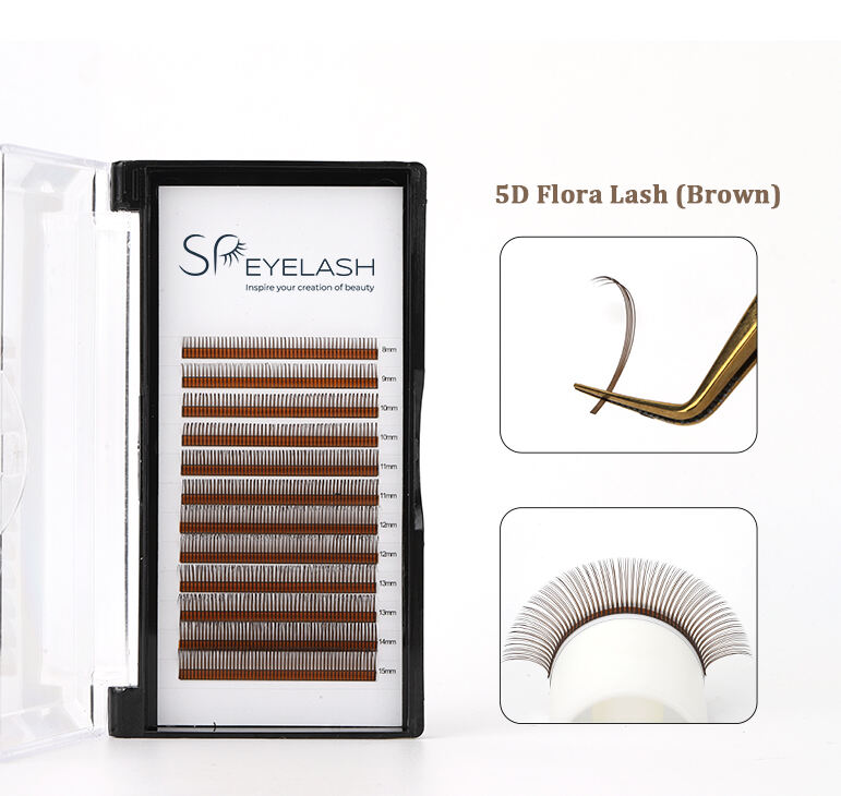 5D Flora Lashes Brown