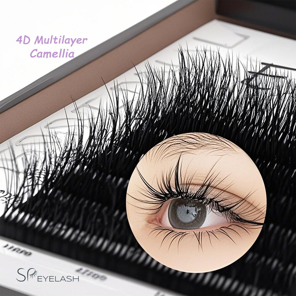 Flauschige Samt Camellia Wimpern