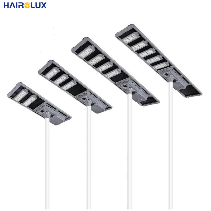 Project Use Energy Saving Ip65 Road Streetlight Parking Lot All in One Integrated LED Solar Street Light