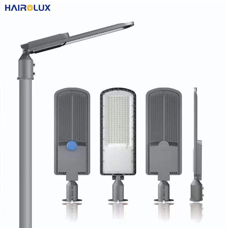 Hairolux, фабрична цена, OEM, ултрапотентна LED улична лампа за външно използване с алуминиев корпус и поликарбонатна леща, 100 W, 150 W