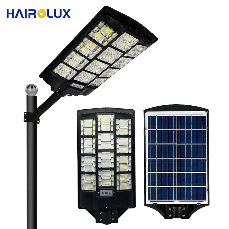 Lampe solaire intégrée pour éclairage public IP65 – Solutions d’éclairage durables