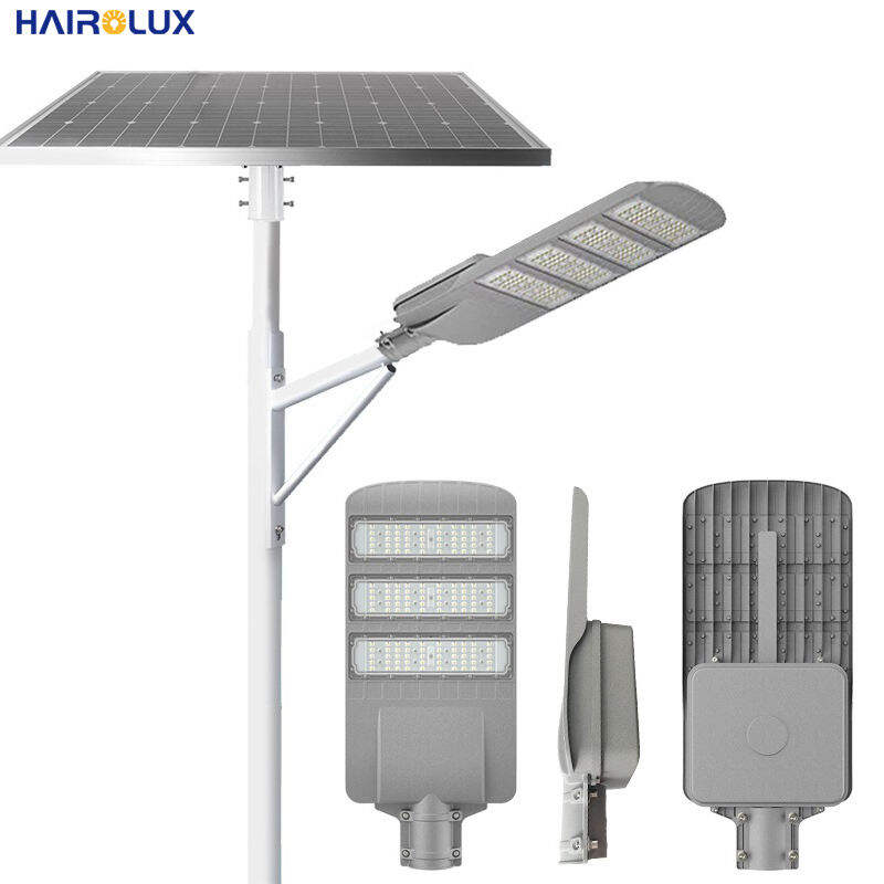  Solar Powered Street Lights Manufacturer High Brightness  100W 200W 300W Lamp Post Solar Street Lighting
