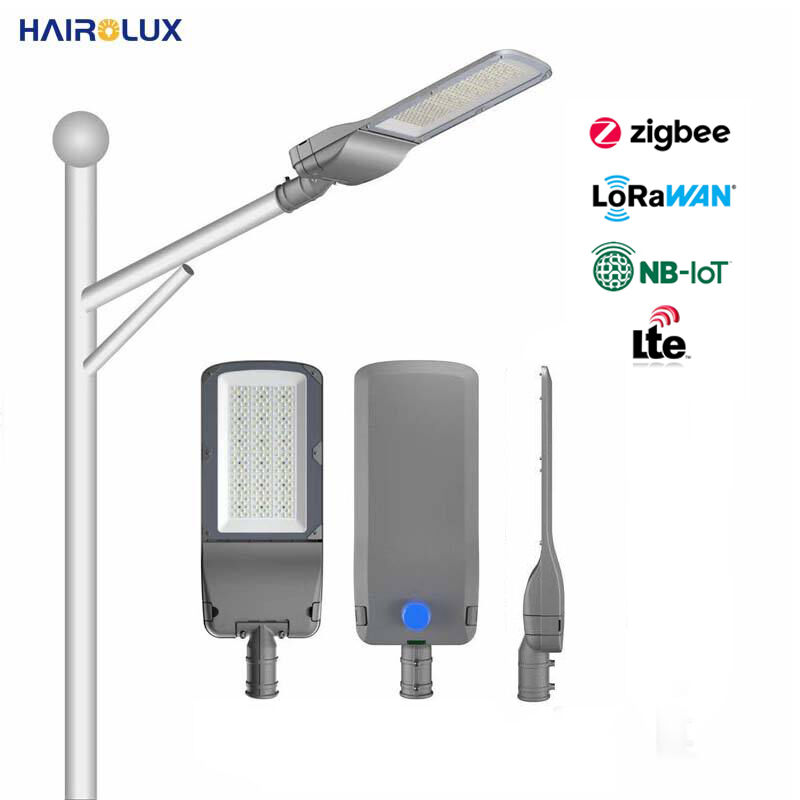 Hairolux 4G/LTE NEMA IOT Solution Wireless Control IP65 Outdoor Light  Remote Control Smart Street Lighting System