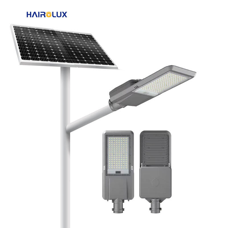 Factory Outlet Commercial IP65 Waterproof Aluminum Lifepo4 Lithium Battery Outdoor Split Led Light Solar Street Light