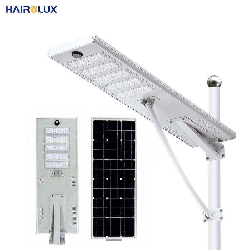 Factory Price Professional All in One Aluminum Cool White Monocrystalline Silicon Solar Led Street Light