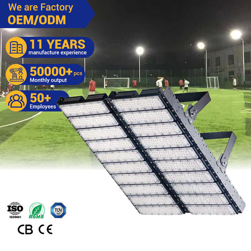 Basketball Court High Mast Light Football Field Stadium Lighting  Floodlight IP66 IK10 LED Stadium Lights