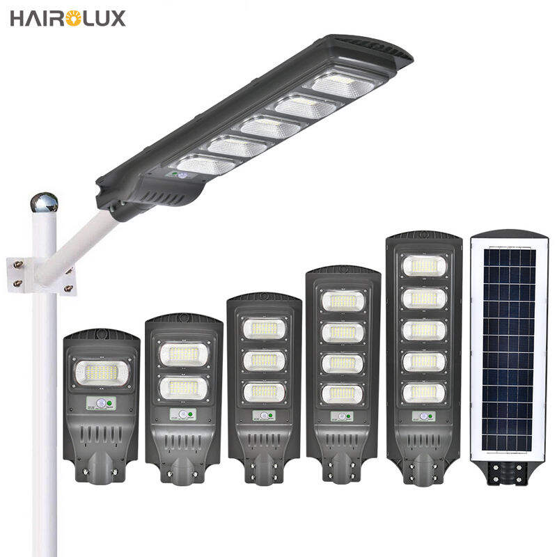 Hairolux High Quality Outdoor ABS Solar Garden Lamp for Street Road Yard Lighting LED Solar Street Light