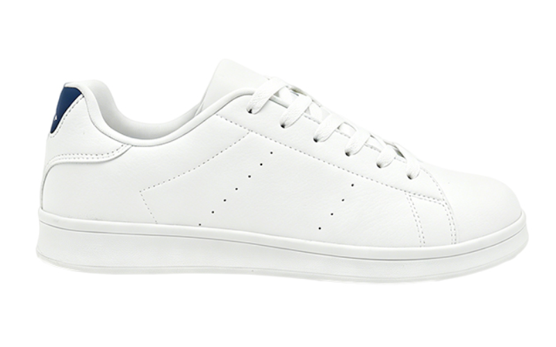 Custom White Leather Low-Top Casual Shoes Classic Skate Sneakers Printed Everyday Walking Shoes